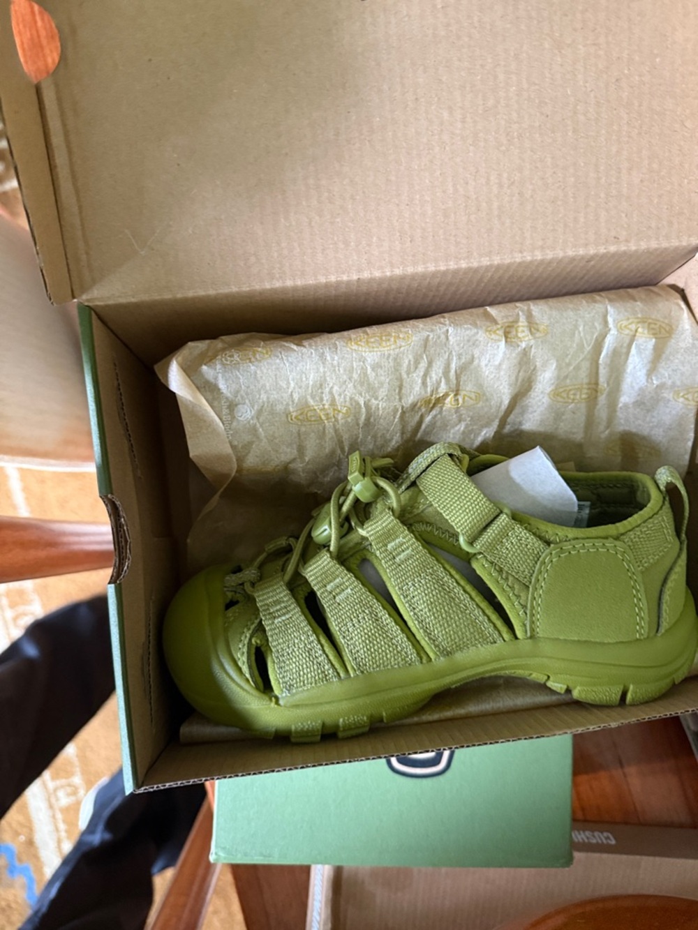 Keen Kids Olive Green Closed-Toe Sport Sandal